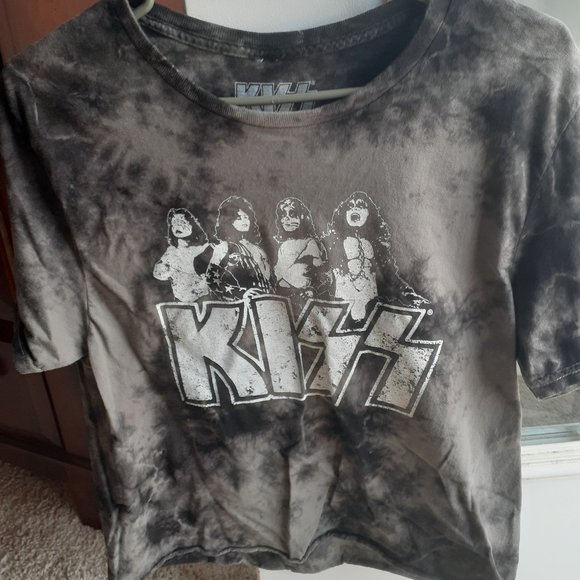 KISS Band Crop Top Shirt - Size Medium - Picture 1 of 4